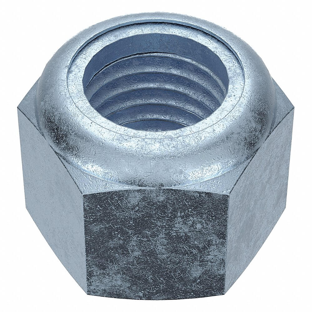 APPROVED VENDOR 12P612 Locknut Nylon Grade 2 Zinc 3/4-10, 20PK | AA4JTZ
