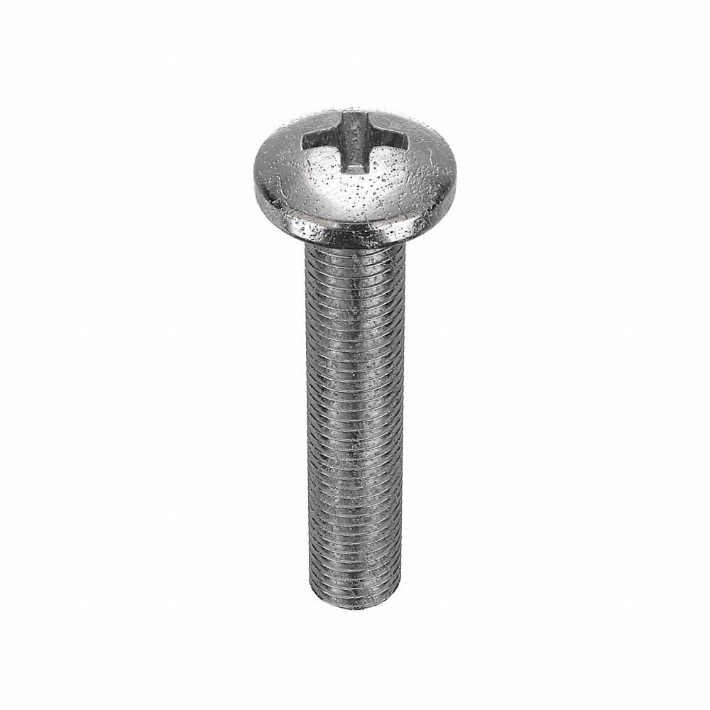 APPROVED VENDOR 1ZE26 Machine Screw Pan 10-32 X 1 L, 100PK | AB4MZY