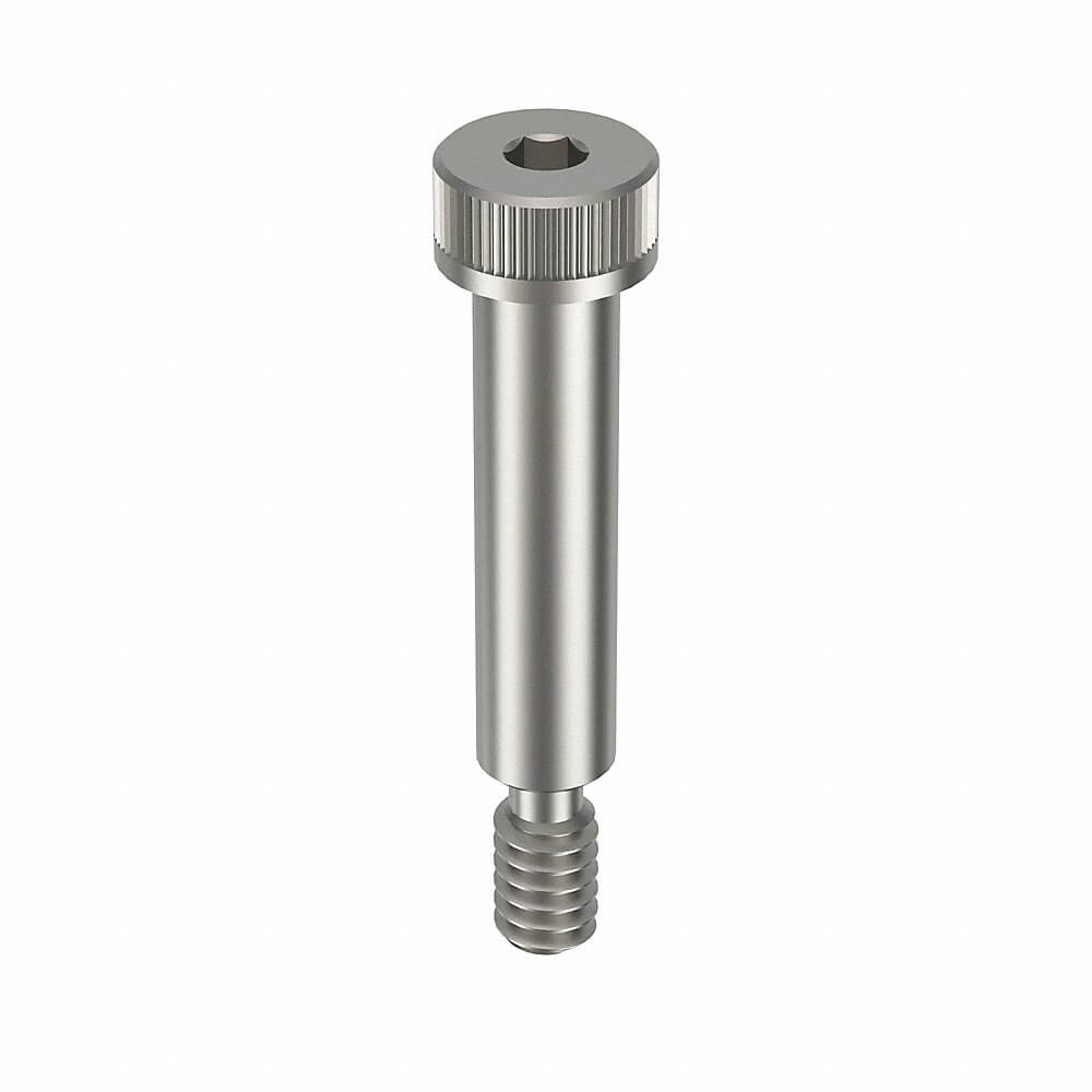 APPROVED VENDOR 2DNC5 Shoulder Screw 1/4 Diameter X 1 Length 316 Stainless Steel, 2PK | AB9KEF