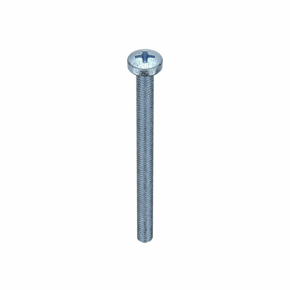 APPROVED VENDOR 6GU27 Machine Screw Pan M6 X 1 X 80 L, 5PK | AE8ZUC