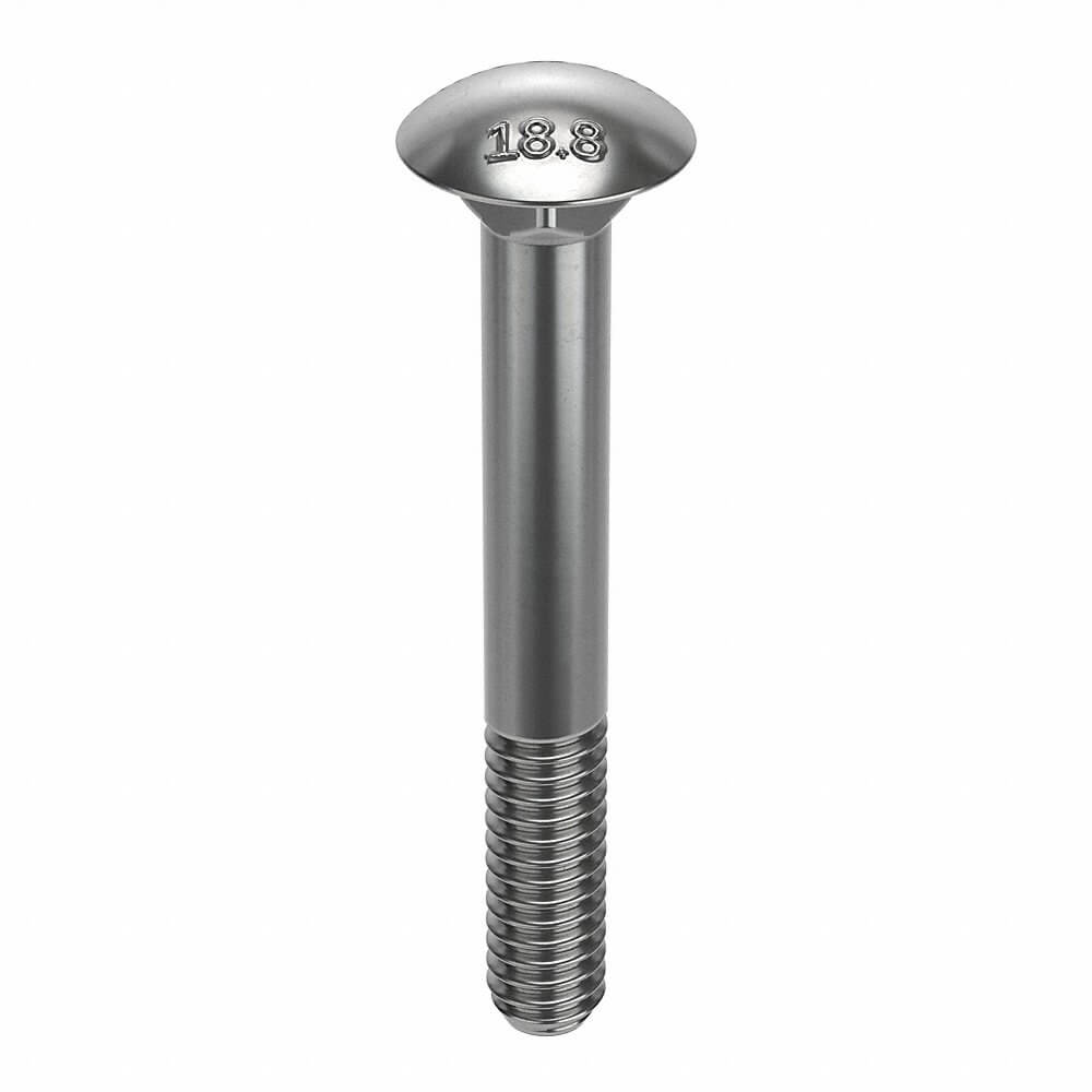 APPROVED VENDOR 1VB87 Carriage Bolt 1/4-20 X 2 1/2 L, 25PK | AB3TBM