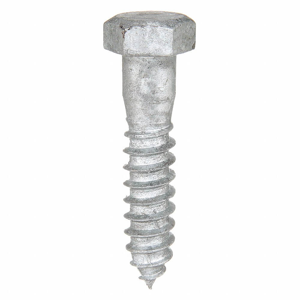 APPROVED VENDOR U08450.062.0400 Hex Lag Screw Galvanised 5/8 X 4 Length, 25PK | AB2DUF 1LE73