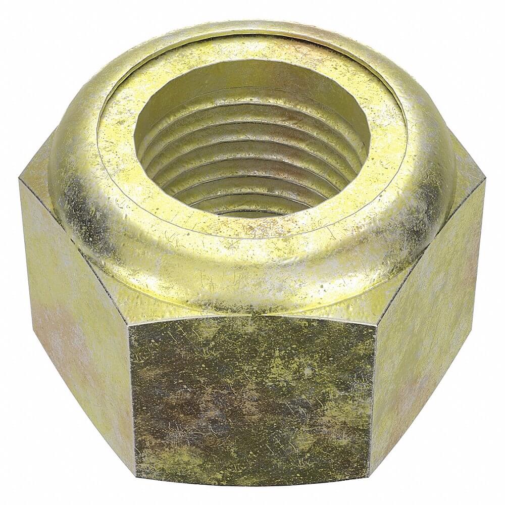 APPROVED VENDOR U12422.056.0002 Locknut Nylon Grade 8 Zinc 9/16-18, 25PK | AA4JUQ 12P642