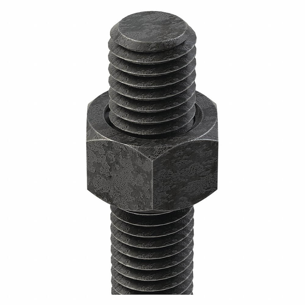 APPROVED VENDOR 32410 Threaded Stud Plain 5/8-11X2-1/2, 10PK | AD9UAU 4UXE4
