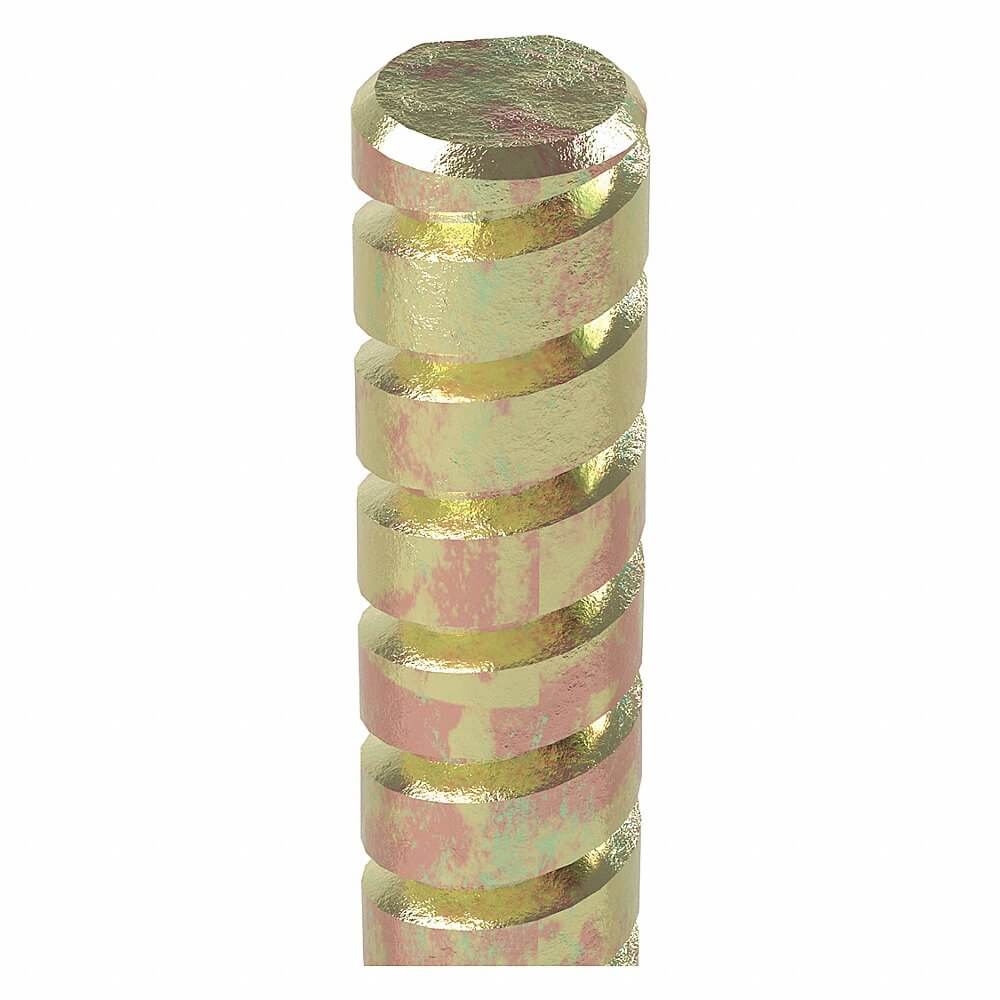 APPROVED VENDOR U22182.031.7200 Threaded Rod B7 Yellow Zinc 5/16-18x6 Feet | AD7MFW 4FHG2