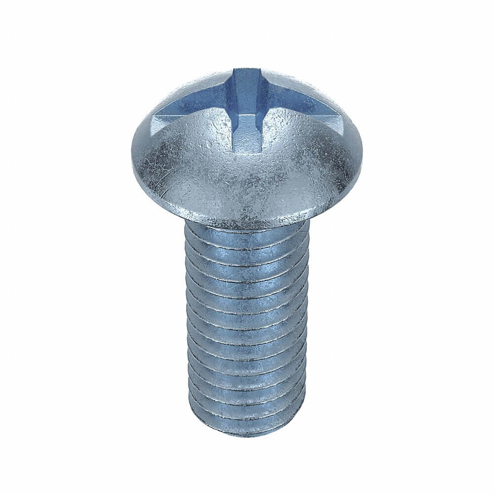 APPROVED VENDOR U24212.037.0100 Machine Screw Round 3/8-16 X 1 L, 100PK | AB2PGH 1NA80