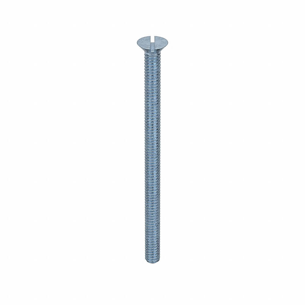 APPROVED VENDOR U24540.025.0400 Machine Screw Flat 1/4-20 X 4 L, 100PK | AB9WXT 2FY70