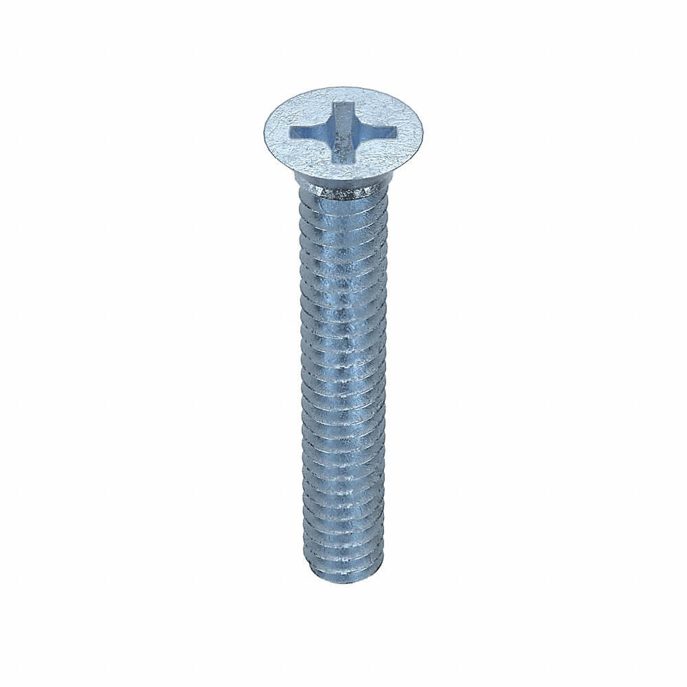 APPROVED VENDOR U24670.019.0125 Machine Screw Flat 10-24 X 1 1/4 L, 100PK | AB2MCP 1MU93