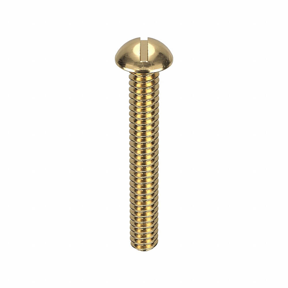 APPROVED VENDOR U48210.013.0100 Machine Screw Round 6-32 X 1 L, 100PK | AB9MDE 2DY75