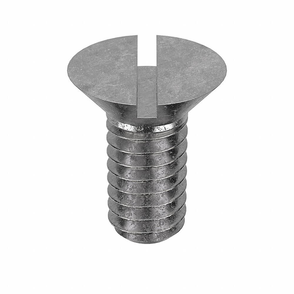 APPROVED VENDOR U51110.016.0037 Machine Screw Flat Stainless Steel 8-32 X 3/8 L, 100PK | AB9BBR 2AU19