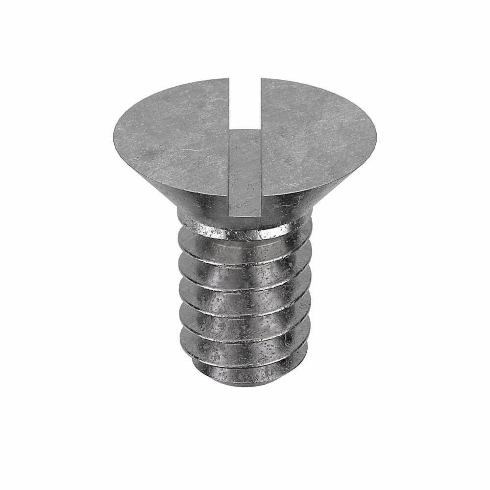 APPROVED VENDOR U51110.019.0037 Machine Screw Flat Stainless Steel 10-24 X 3/8 L, 100PK | AB9BCF 2AU45
