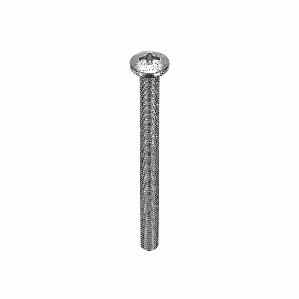 APPROVED VENDOR U51122.016.0200 Machine Screw Pan 8-32 X 2 L, 100PK | AB4MWM 1ZB85