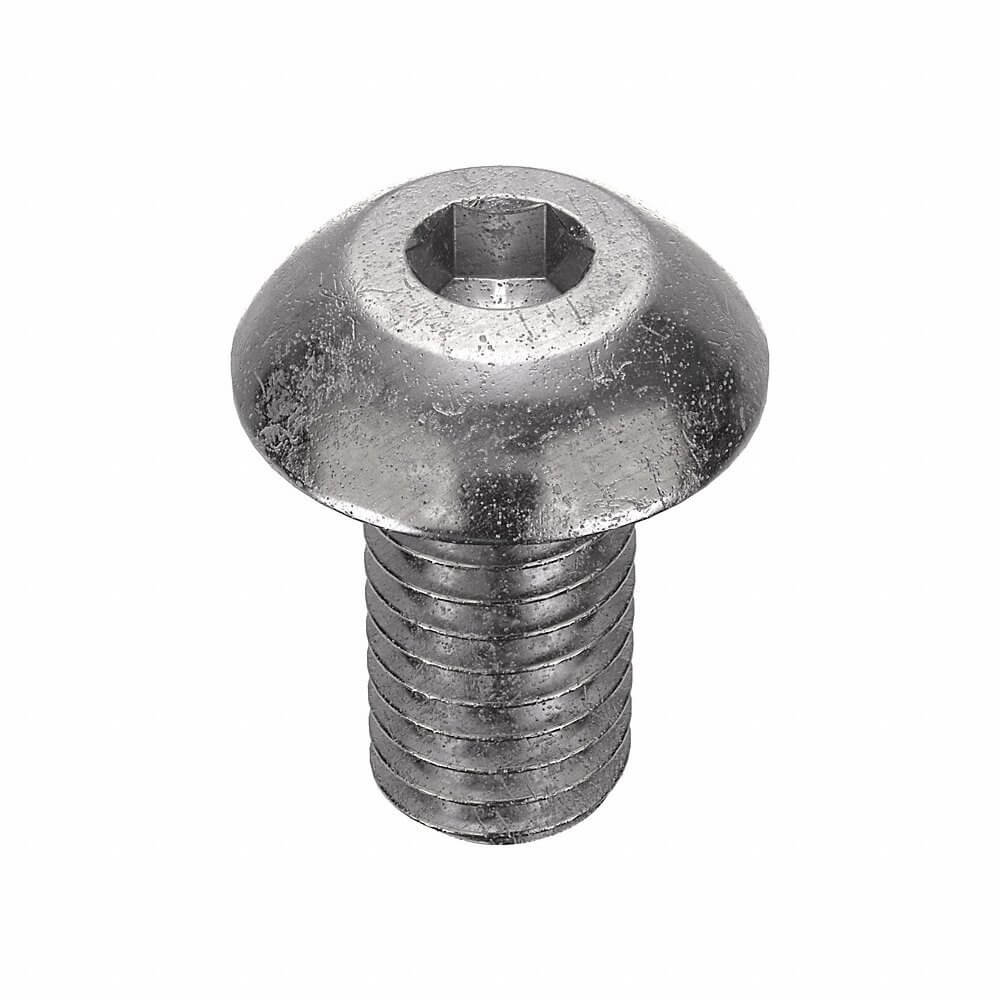 APPROVED VENDOR U51130.019.0037 Socket Cap Screw Button Stainless Steel 10-32 X 3/8, 100PK | AC3TZQ 2WB92