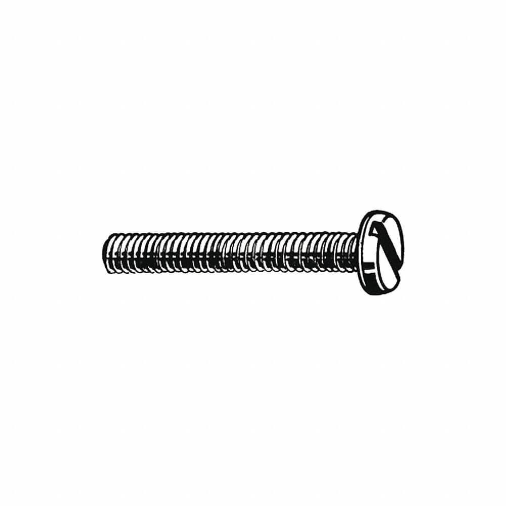 Machine Screw, 2-56 Thread Size, SS, 7/16 In Lg.