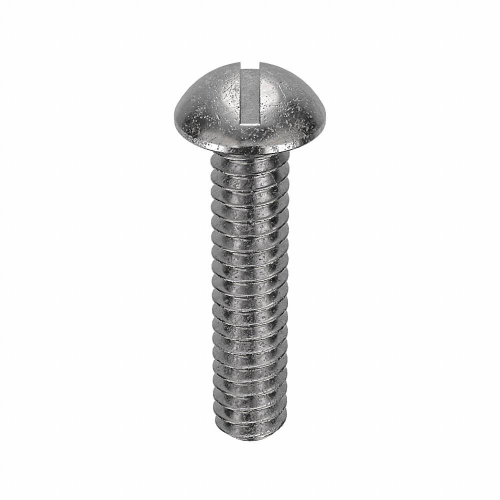 Machine Screw, 10-24 Thread Size, SS, 7/8 In Lg.