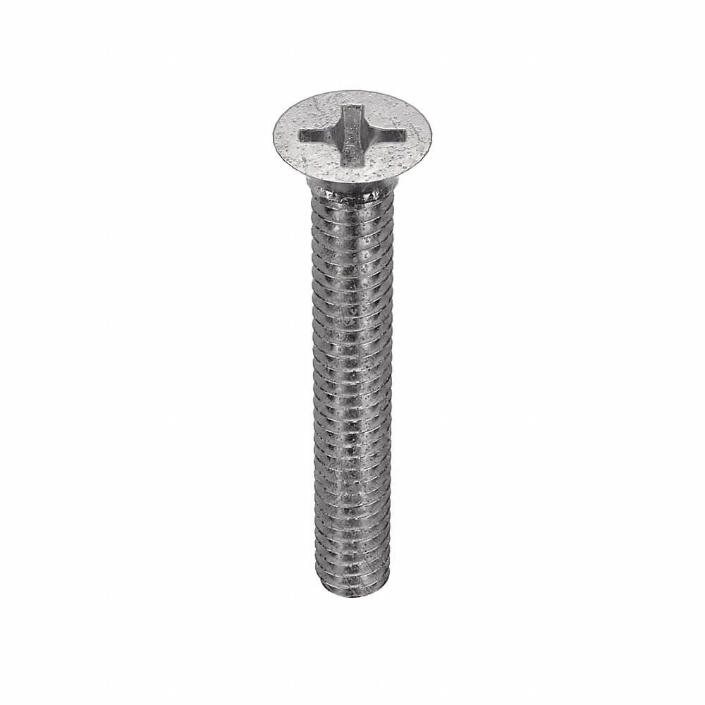 APPROVED VENDOR U51300.008.0062 Machine Screw Flat Stainless Steel 2-56 X 5/8 L, 100PK | AB8WNV 2AA42