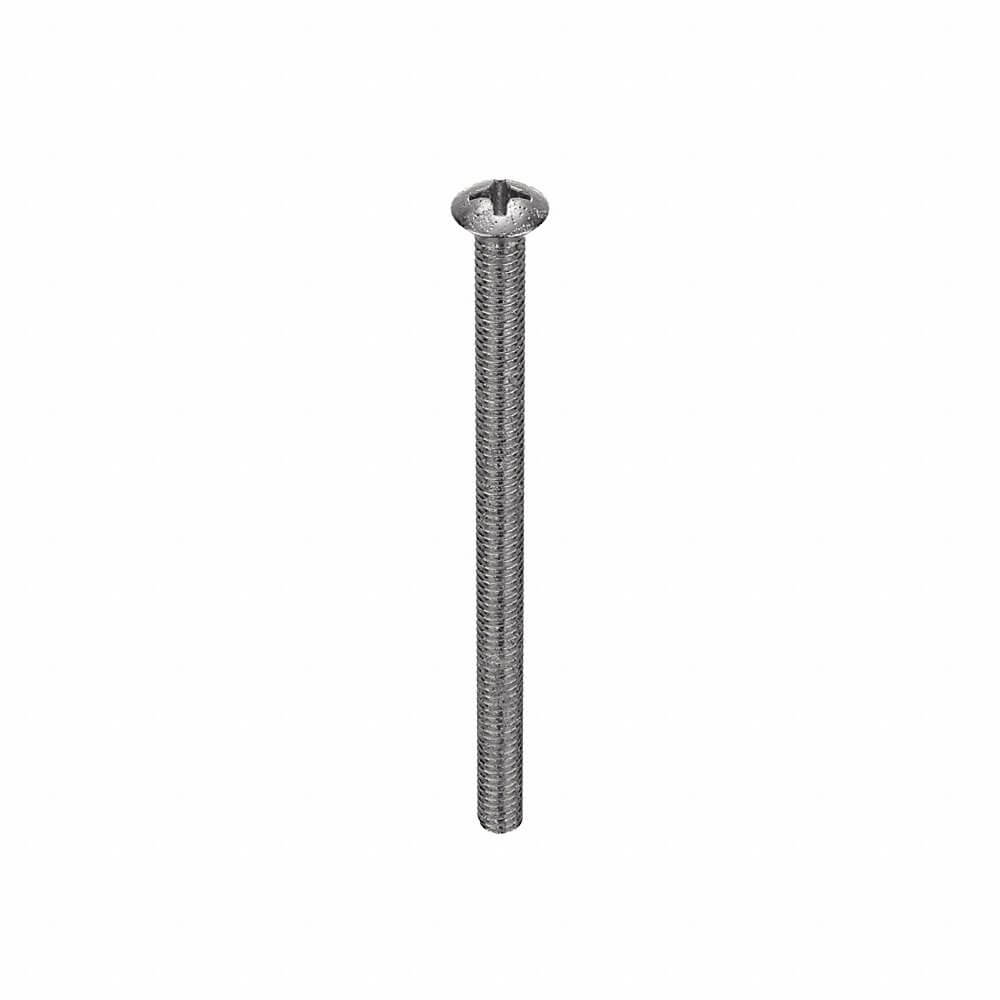 APPROVED VENDOR U51320.025.0400 Machine Screw Oval 1/4-20 X 4 L, 10PK | AB9CMG 2BE97