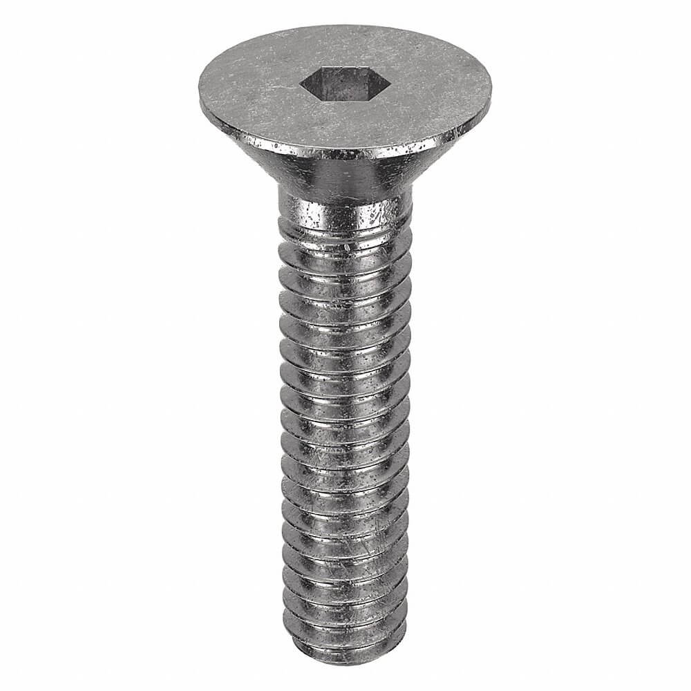 APPROVED VENDOR U51566.006.0025 Socket Cap Screw Flat Stainless Steel 0-80 X 1/4, 100PK | AB8NKN 26LE33