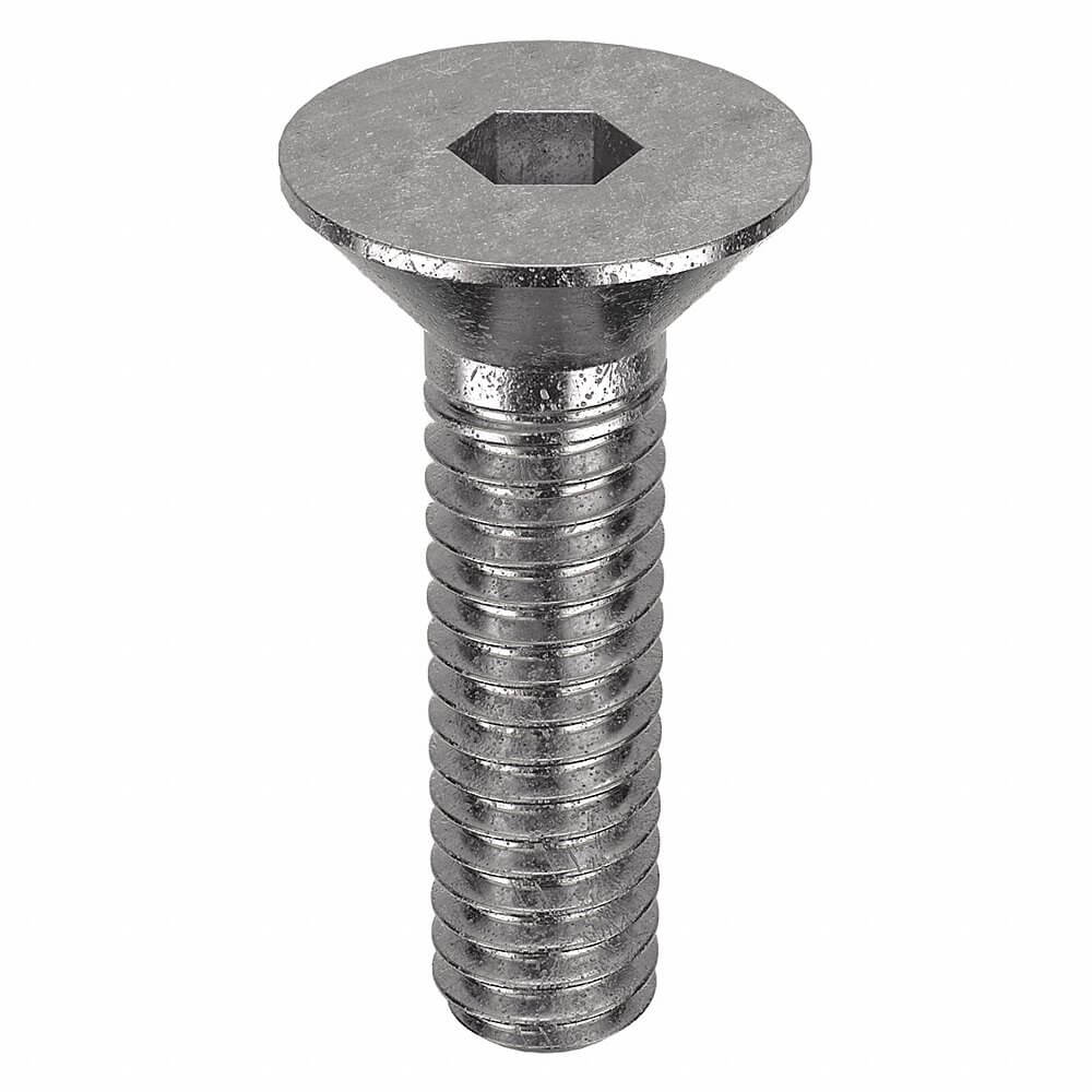 APPROVED VENDOR U51566.007.0025 Socket Cap Screw Flat Stainless Steel 1-72 X 1/4, 100PK | AB8NKV 26LE39