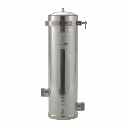 Filter Housing, 316 Stainless Steel, 2 in, NPT, 64 gpm, 150 psi