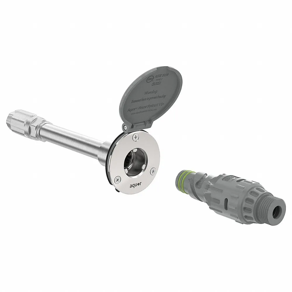 House Hydrants, 8 Inch Wall Thick, 1 1/2 Inch dia Recommended Wall Opening