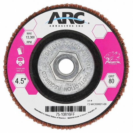 ARC ABRASIVES 75-10857FF
