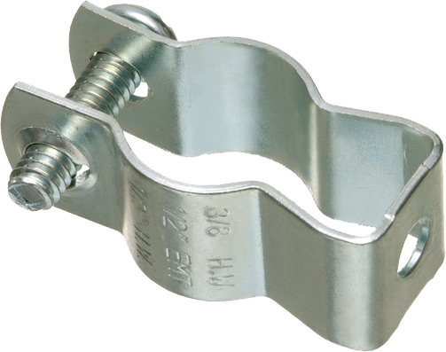 ARLINGTON INDUSTRIES 2200 Pipe Hanger, Threaded, 1.875 x 0.99 Inch Size, 100Pk, Steel | BK3BRD