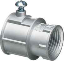 ARLINGTON INDUSTRIES 2410 Combination Coupling, 1.412 x 1.2 Inch Size, 50Pk, Zinc | BK3BRL