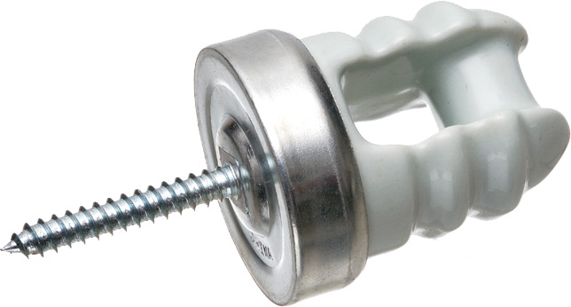 ARLINGTON INDUSTRIES 612 Wire Holder, 4.75 x 2.75 Inch Size, 5Pk, Porcelain | BK3CAM