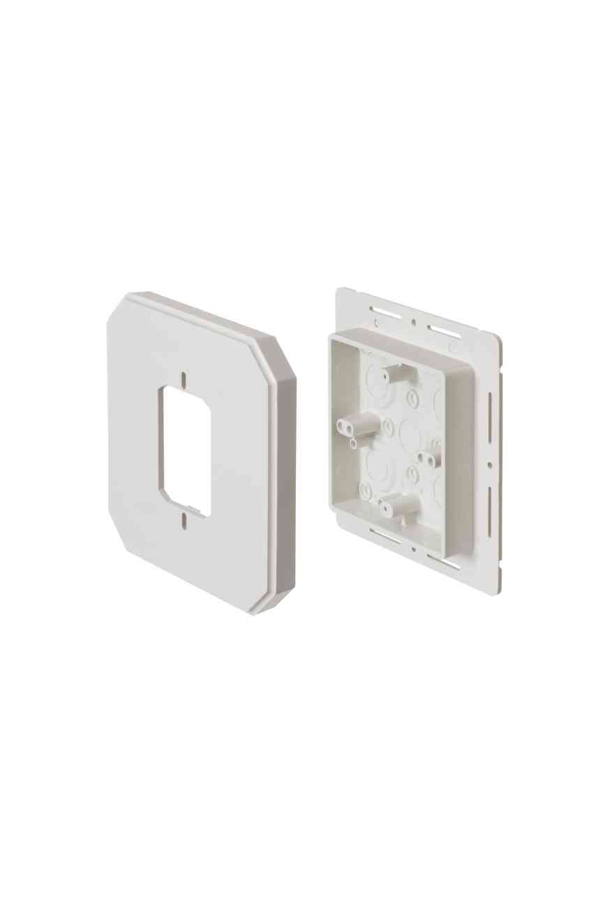 ARLINGTON INDUSTRIES 8082F Siding Box kit, 6.65 x 6.65 Inch Size, 25Pk, Plastic | BK3CEP