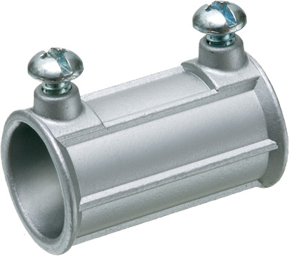 ARLINGTON INDUSTRIES 810 EMT Coupling, Set-Screw , 0.95 x 1.56 Inch Size, 50Pk, Zinc | BK3CEZ