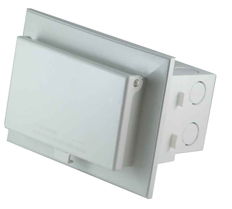 ARLINGTON INDUSTRIES DBHB1W Enclosure Box, 4.934 x 7.186 Inch Size, Plastic | BK3CTJ