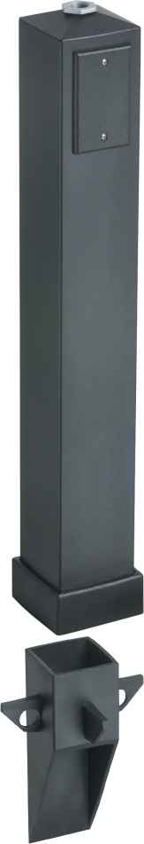 ARLINGTON INDUSTRIES GP37B Outdoor Light Fixture Support, 37 x 4 Inch Size, Plastic | BK3DRX