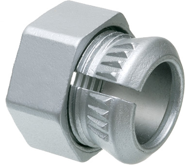 ARLINGTON INDUSTRIES L20 EMT Connector, 1.107 x 1.107 Inch Size, 50Pk, Zinc | BK3DVW