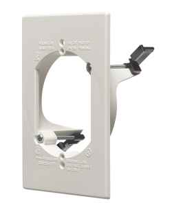 ARLINGTON INDUSTRIES LV1RP Mounting Bracket, 5.625 x 3.875 Inch Size, 25Pk, Plastic | BK3DYZ