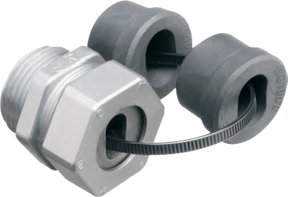 ARLINGTON INDUSTRIES WTC100 Entrance Cable Connector, 1.61 x 1.45 Inch Size, 50Pk, Zinc | BK3EQM