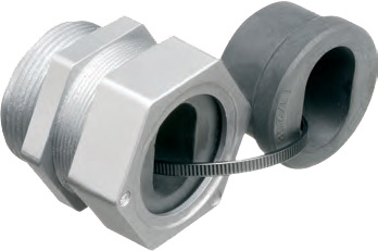 ARLINGTON INDUSTRIES WTC150 Entrance Cable Connector, 2.4 x 2.1 Inch Size, 10Pk, Zinc | BK3EQE