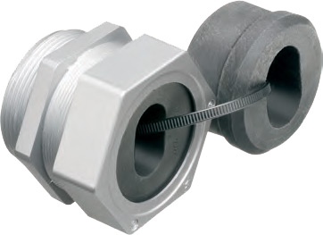 ARLINGTON INDUSTRIES WTC200 Entrance Cable Connector, 2.917 x 2.56 Inch Size, 10Pk, Zinc | BK3EQW