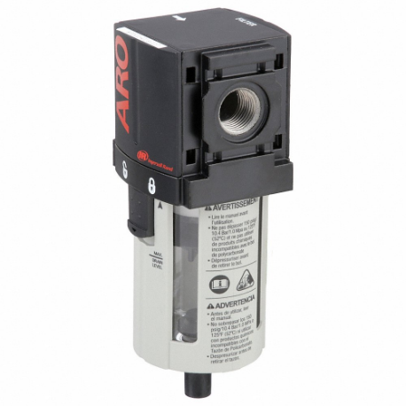 ARO F35231-400 Compressed Air Filter, Particulate, 3/8 Inch Npt, 5 Micron, 107 Cfm | CN8VPW 4PJD7