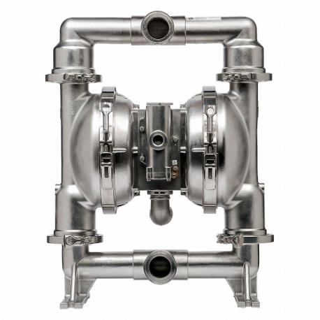 ARO SD20S-CSS-STT-A Double Diaphragm Pump, Air, 316 Stainless Steel, 2 Inch Fluid Connection Size, Tbv, Ptfe | CN8VRT 49AV36