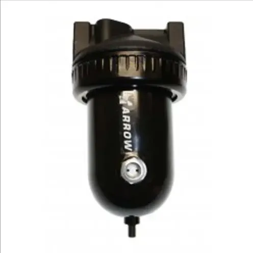 Arrow Pneumatics F329-06FW Particulate Filter, High Flow, 3/4 NPT, Internal Float Drain, Metal Bowl With Sight | CJ4ZEJ