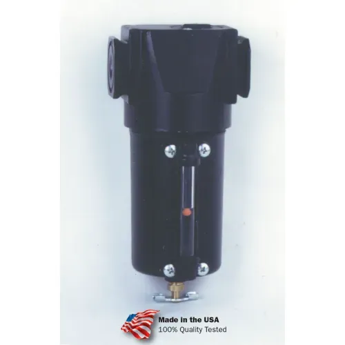 Arrow Pneumatics F374FW Particulate Filter, Midflow, 1/2 NPT, Metal Bowl With Sight Glass | CJ4ZKD