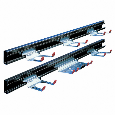 Tool Hanger, 3 1/4 inx1 7/8 inx51 Inch, 51 Inch x 3 1/4 Inch x 1 7/8 Inch, Steel