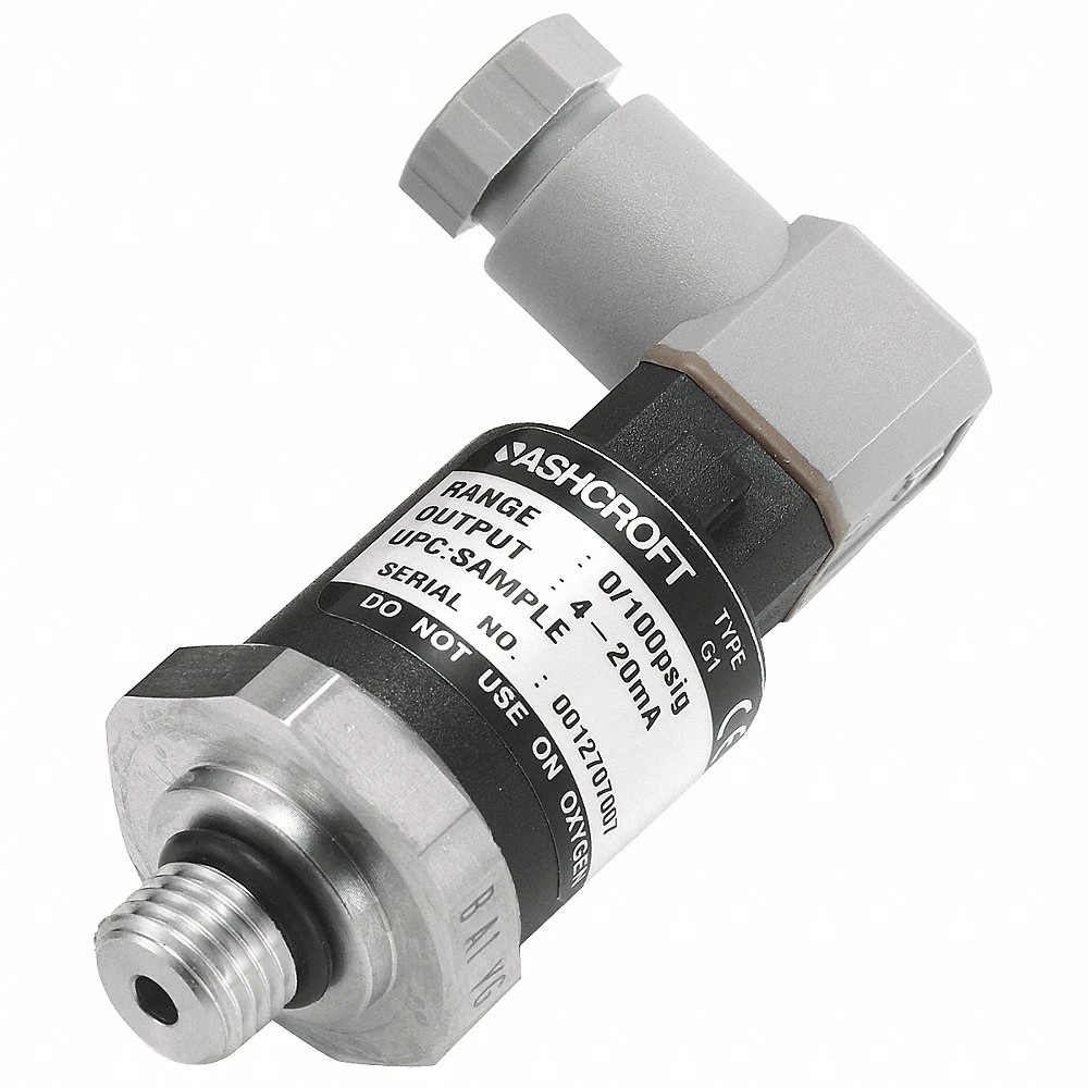 ASHCROFT G17MEK15M11000# Pressure Transmitter, 0 PSI To 1000 PSI, 1 To 5V Dc | CN8YNF 5LTE1