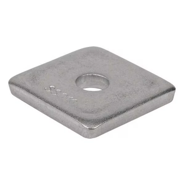 Square Washer, 1/4 Inch