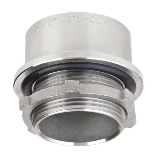 Hub, Threaded, 2Inch, 3-1/8InchL, 316 SS