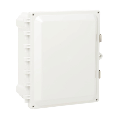 Enclosure, 10 x 8 x 4 Inch Size, Wall Mount, Polycarbonate Light Gray