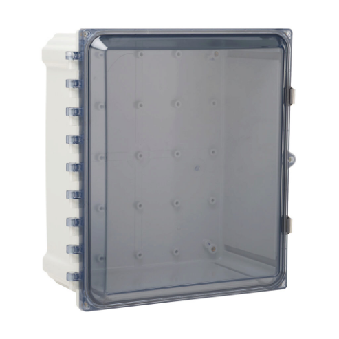 Enclosure, 14 x 12 x 6 Inch Size, Wall Mount, Polycarbonate Light Gray