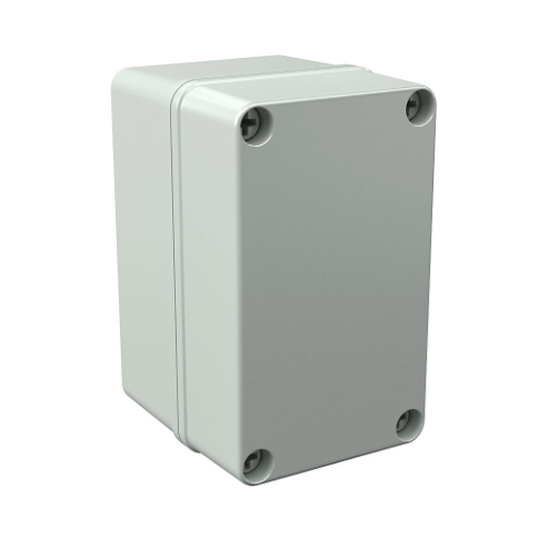 Pushbutton Enclosure, Blank Cover, 5 x 3 x 3 Inch Size, Wall Mount, Polycarbonate