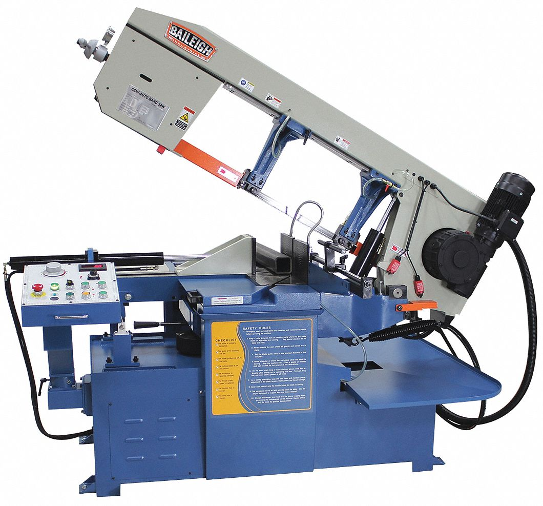 BAILEIGH INDUSTRIAL BS-20SA-DM Band Saw, 13 Inch x 18 in, 60 to 306, 45 Deg Left to 60 Deg Right, 3 Phase, 220VAC | CN9APA 31XU42